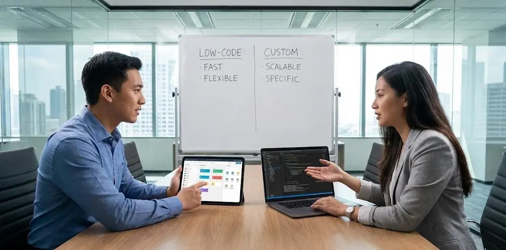 Low-Code vs Custom Software Development